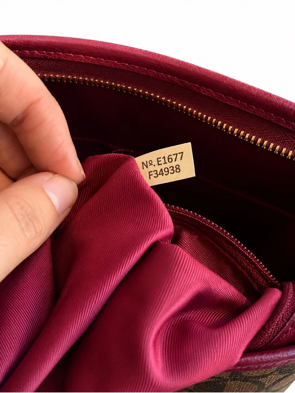 Coach signature brown